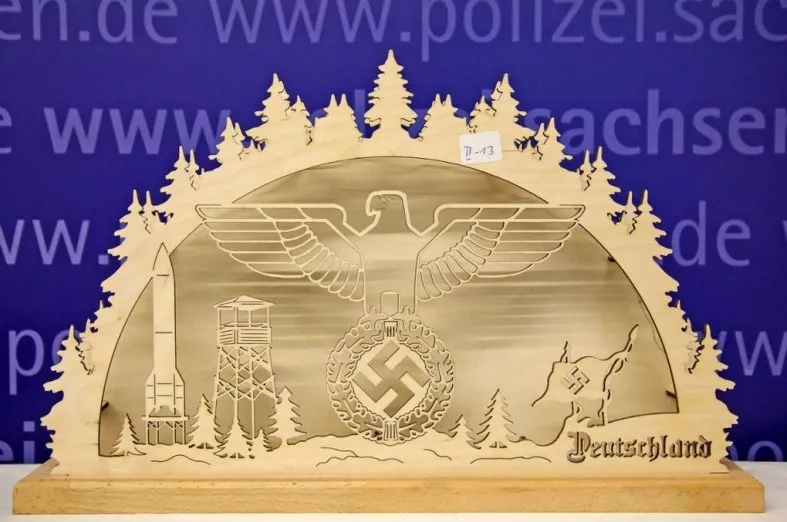 Artefato nazista apreendido na Alemanha