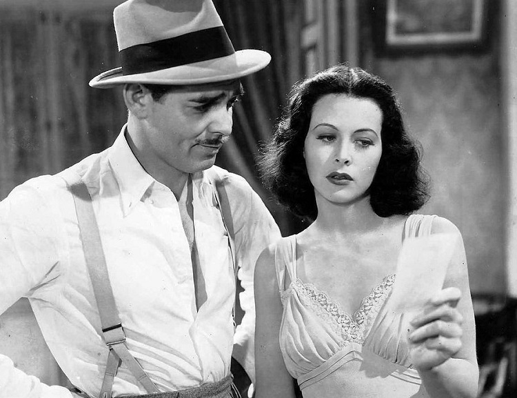 Clark Gable e Hedy Lamarr