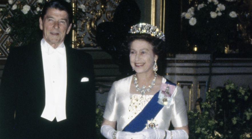 Ronald Reagan e Rainha Elizabeth II