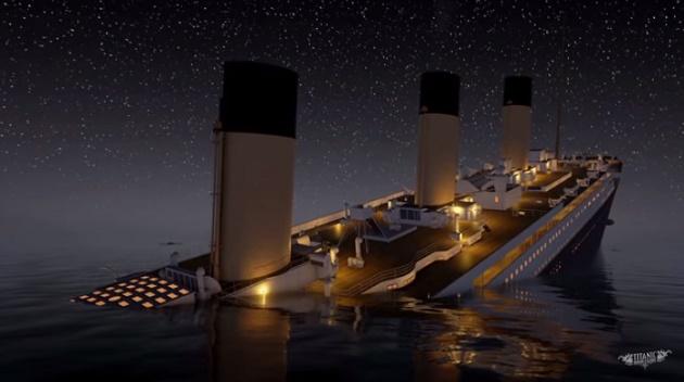 Veja o Titanic afundar em tempo real-0