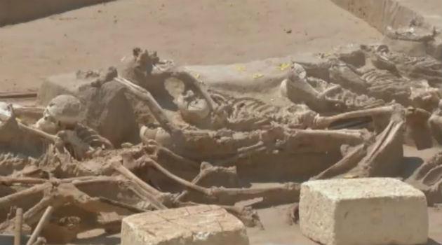 Encontrados esqueletos de vítimas de massacre na Grécia antiga -0
