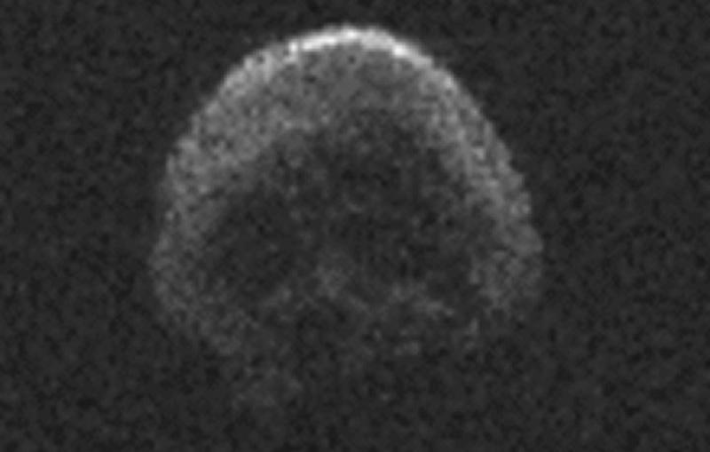 Cientistas pesquisam o asteroide “caveira”, que passará perto da Terra em 2018-0
