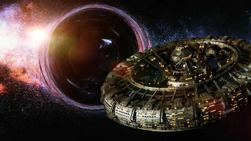 Naves alienígenas poderiam disparar lasers em buracos negros para viajar pelo espaço-0