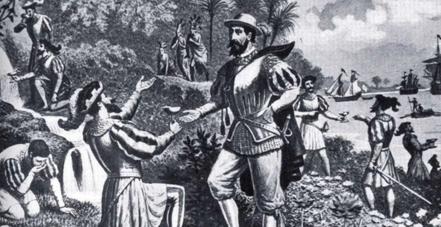 Vasco Núñez de Balboa descobre o Oceano Pacífico-0