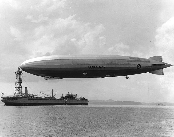 Dirigível Zeppelin faz primeiro voo de longa a distância, cruzando o Atlântico-0
