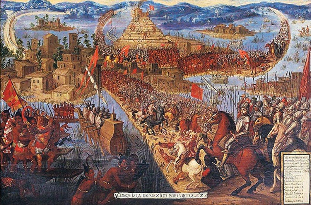 Hernán Cortés lidera matança de Chulula rumo à conquista de Tenochtitlan-0