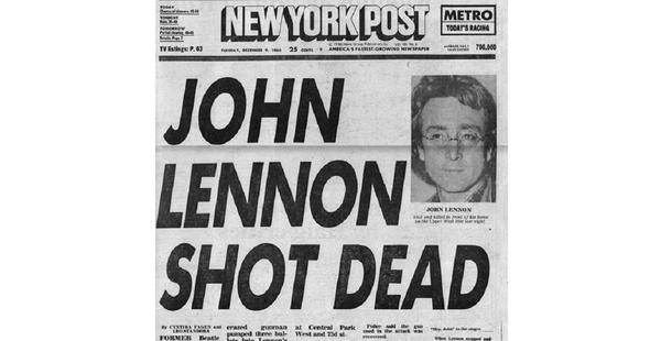 John Lennon é assassinado por um fã-0