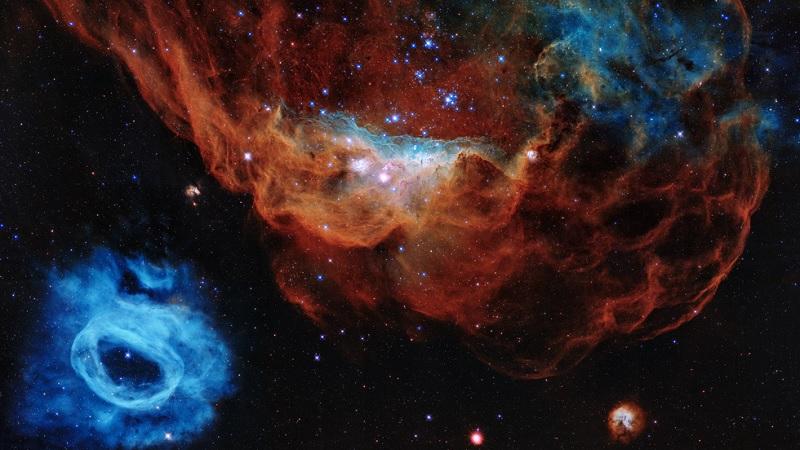 Nos 30 anos do telescópio Hubble, NASA divulga imagem de nascimento de estrelas -0