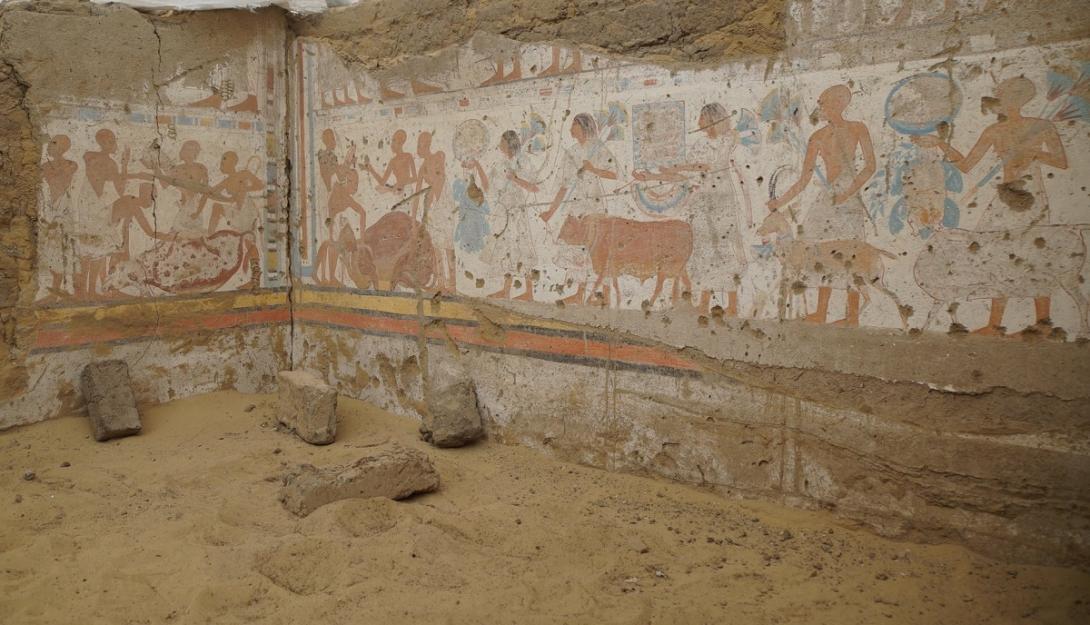 Magnífica tumba do tesoureiro do faraó Ramsés II é encontrada no Egito-0