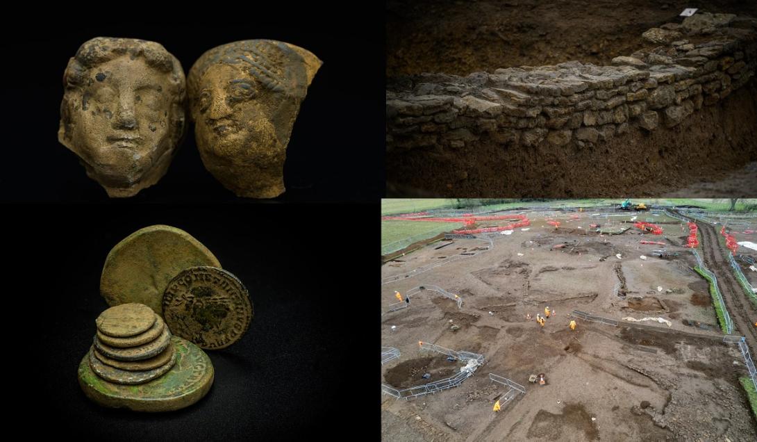 Ruínas de cidade do Império Romano são encontradas durante obras na Inglaterra-0