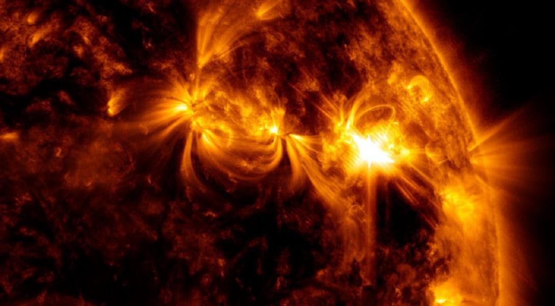 NASA registra imagem incrível de poderosa erupção solar que afetou a Terra-0
