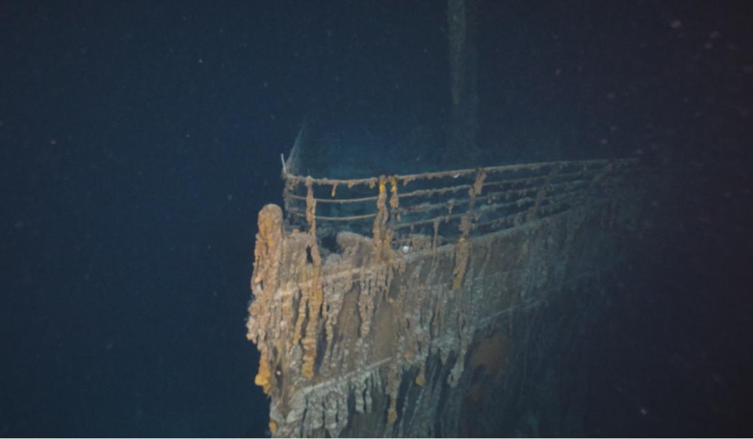 Novo vídeo mostra destroços do Titanic em altíssima definição pela primeira vez-0
