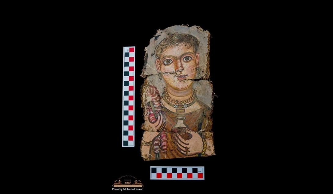 Múmias com retratos pintados são encontradas pela 1ª vez em mais de cem anos no Egito-0