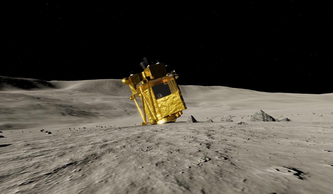 Surpreendente: módulo do Japão sobrevive a mais uma noite na Lua-0